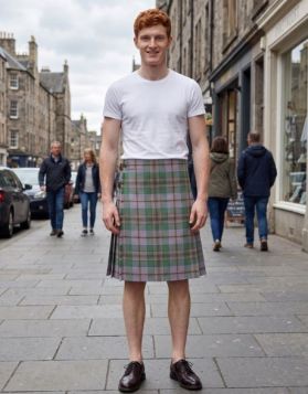 Craig Tartan Kilt Named for Scotland's Rugged Crags