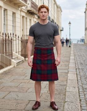 Lindsay Tartan Kilt Linked to the Declaration of Arbroath