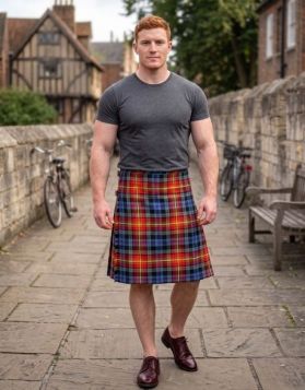 Pride of LGBT Tartan Kilt in Vibrant Rainbow Colours