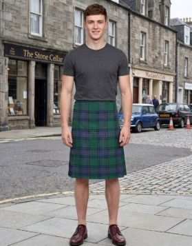 Shaw Green Ancient Tartan Kilt