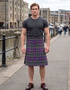 Taylor Tartan Kilt Named for the Black Tailor of the Axe